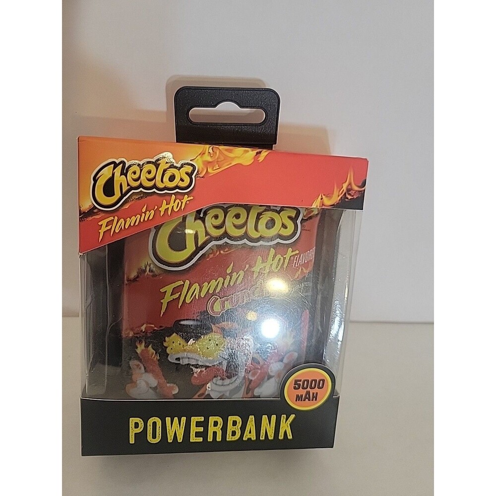NEW Flamin' Hot Crunchy Cheetos Portable Charger Power Bank USB A & USB C Ports